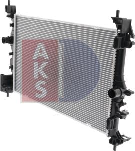 AKS Dasis 150139N - Радиатор, охлаждение двигателя abcparts.ee