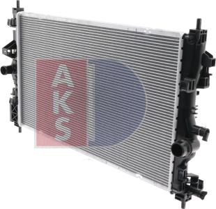 AKS Dasis 150137N - Радиатор, охлаждение двигателя abcparts.ee