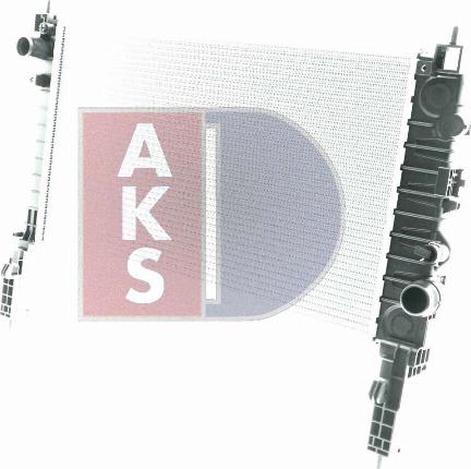 AKS Dasis 150126N - Радиатор, охлаждение двигателя abcparts.ee