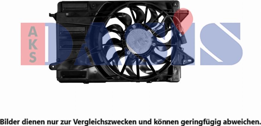 AKS Dasis 158164N - Вентилятор, охлаждение двигателя abcparts.ee