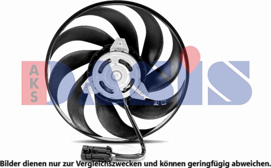 AKS Dasis 158166N - Вентилятор, охлаждение двигателя abcparts.ee