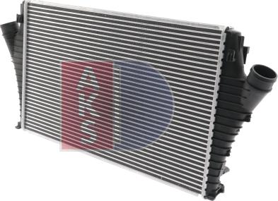 AKS Dasis 157001N - Интеркулер, теплообменник турбины abcparts.ee