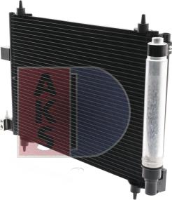 AKS Dasis 162013N - Конденсатор кондиционера abcparts.ee