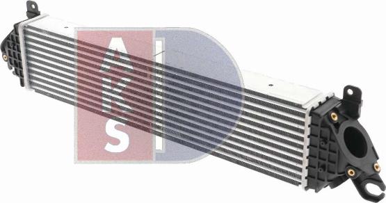 AKS Dasis 117008N - Интеркулер, теплообменник турбины abcparts.ee
