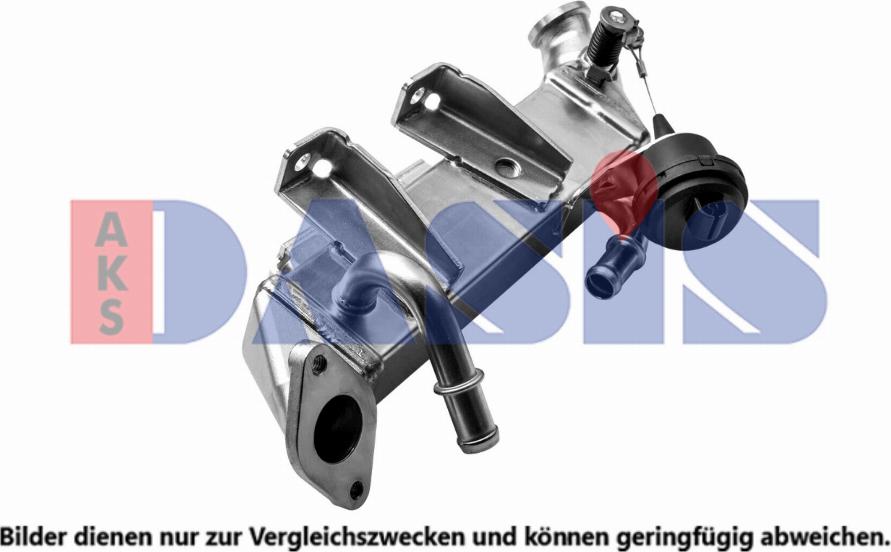 AKS Dasis 185034N - Радиатор, рециркуляция ОГ abcparts.ee