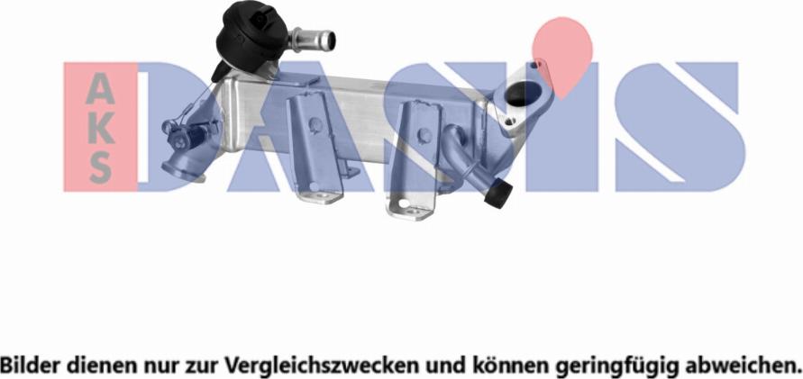 AKS Dasis 185035N - Радиатор, рециркуляция ОГ abcparts.ee