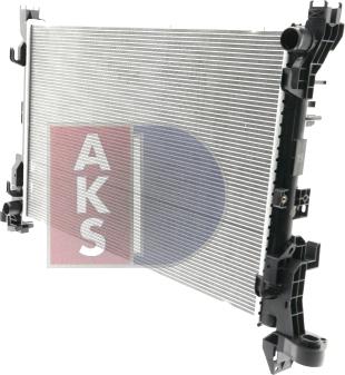 AKS Dasis 180109N - Радиатор, охлаждение двигателя abcparts.ee