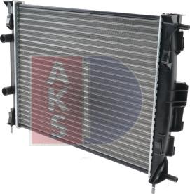 AKS Dasis 181001N - Радиатор, охлаждение двигателя abcparts.ee