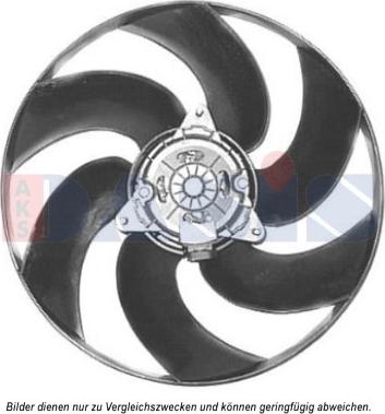 AKS Dasis 188430N - Вентилятор, охлаждение двигателя abcparts.ee