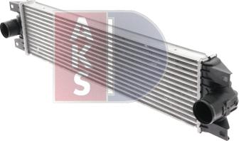 AKS Dasis 187014N - Интеркулер, теплообменник турбины abcparts.ee