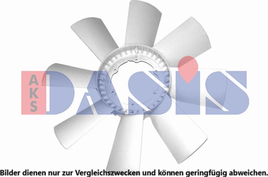 AKS Dasis 138035N - Крыльчатка вентилятора, охлаждение двигателя abcparts.ee