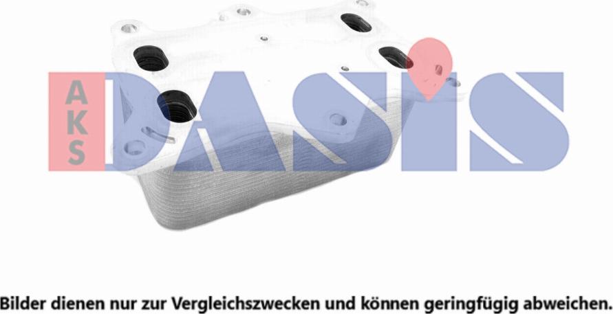 AKS Dasis 126054N - Масляный радиатор, двигательное масло abcparts.ee