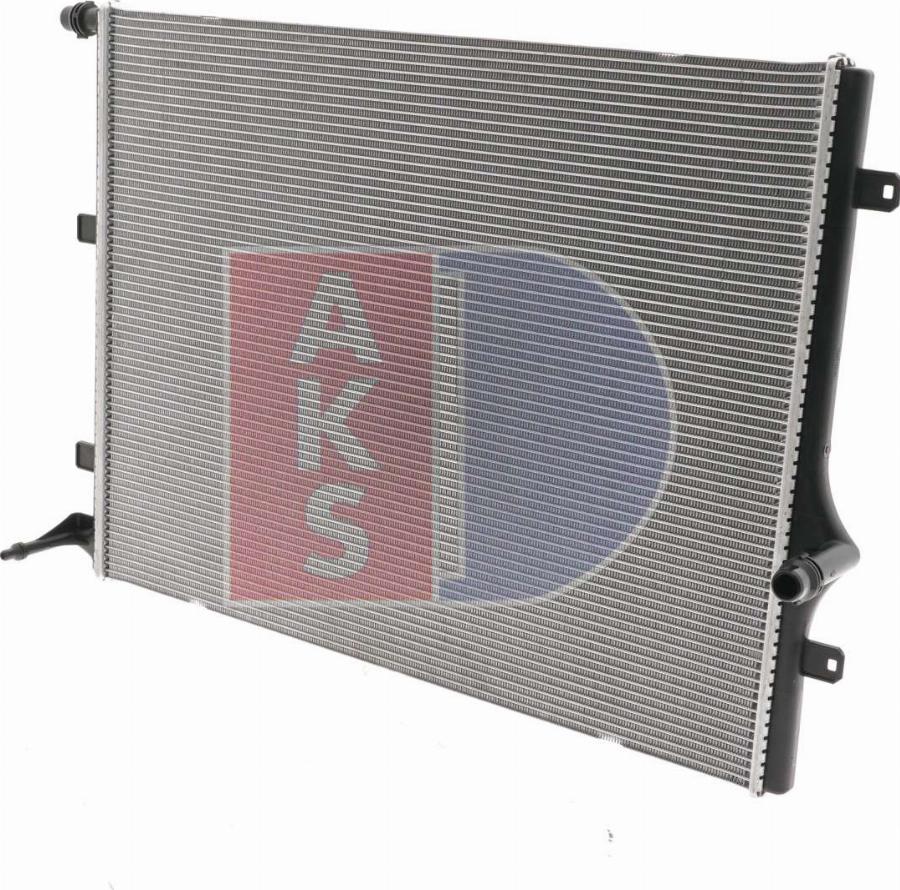 AKS Dasis 120148N - Радиатор, охлаждение двигателя abcparts.ee