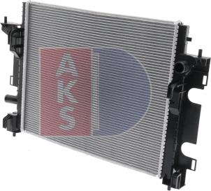 AKS Dasis 120126N - Радиатор, охлаждение двигателя abcparts.ee
