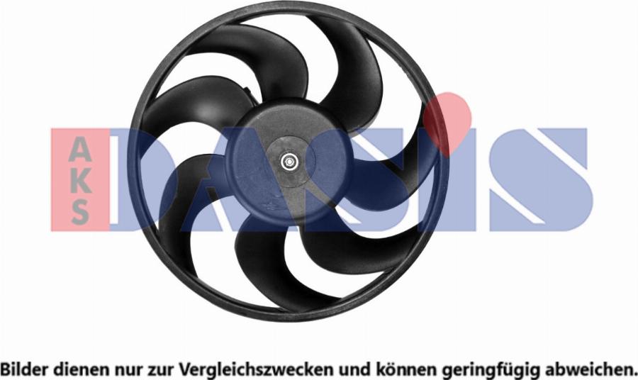 AKS Dasis 128092N - Крыльчатка вентилятора, охлаждение двигателя abcparts.ee