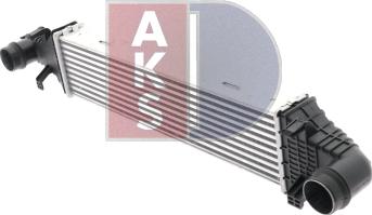 AKS Dasis 127012N - Интеркулер, теплообменник турбины abcparts.ee