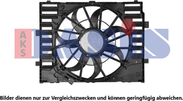 AKS Dasis 178003N - Вентилятор, охлаждение двигателя abcparts.ee