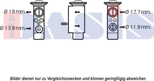 AKS Dasis 840228N - Расширительный клапан, кондиционер abcparts.ee