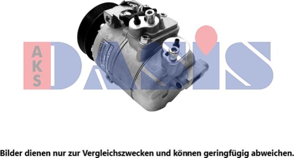 AKS Dasis 850902N - Компрессор кондиционера abcparts.ee