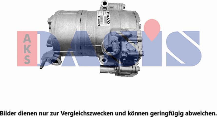 AKS Dasis 850460N - Компрессор кондиционера abcparts.ee