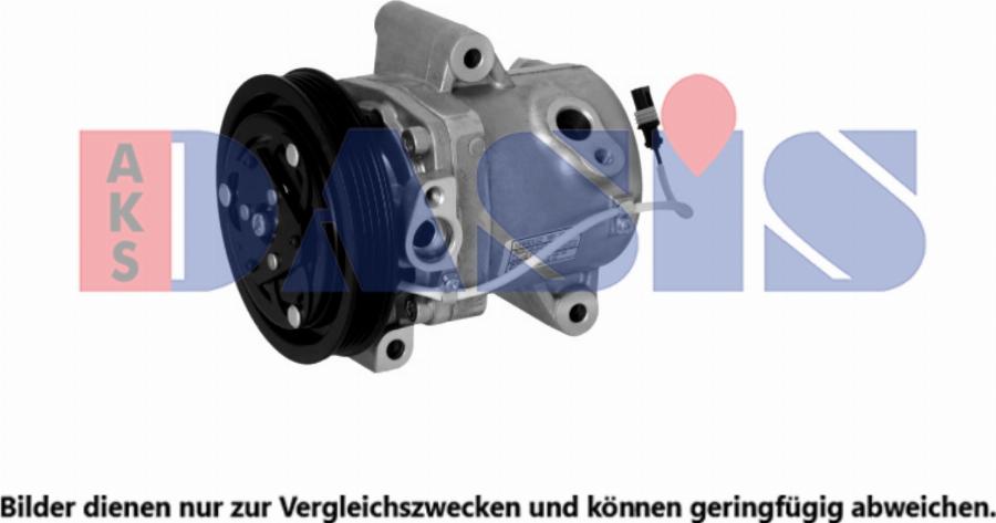 AKS Dasis 850607N - Компрессор кондиционера abcparts.ee