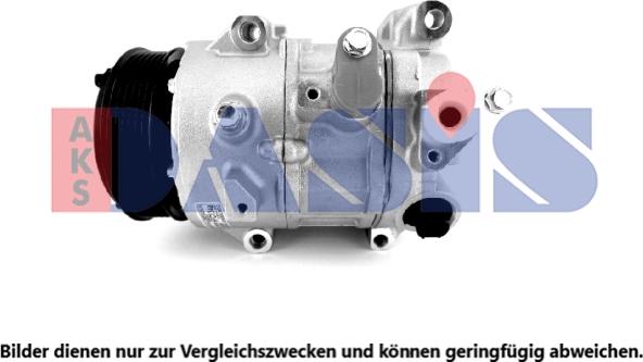 AKS Dasis 850205N - Компрессор кондиционера abcparts.ee