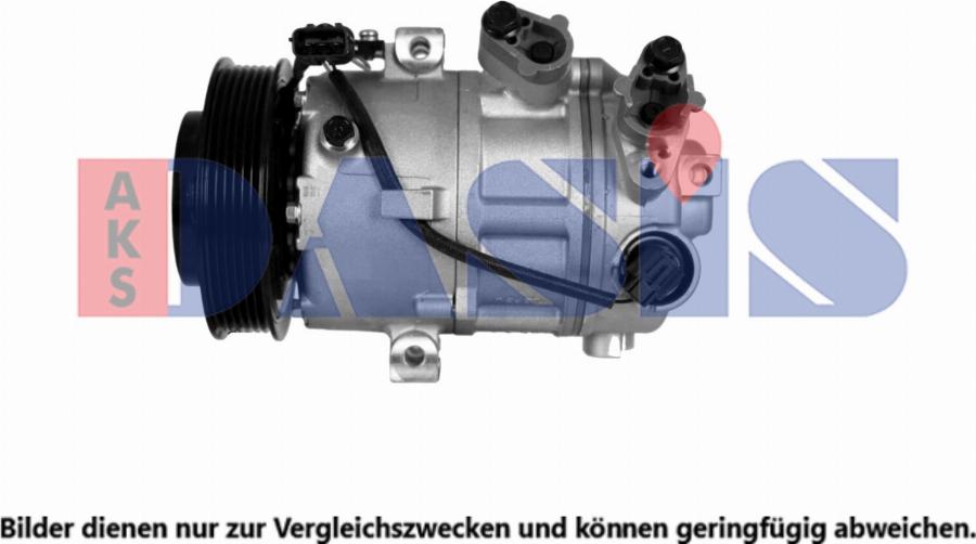 AKS Dasis 850750N - Компрессор кондиционера abcparts.ee