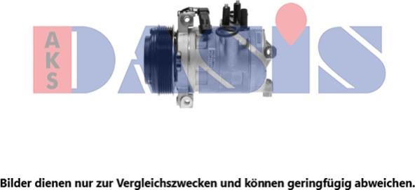 AKS Dasis 851607N - Компрессор кондиционера abcparts.ee