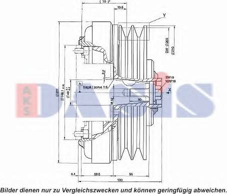 AKS Dasis 851152N - Электромагнитное сцепление, компрессор abcparts.ee