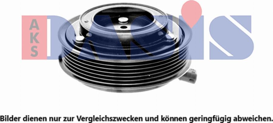 AKS Dasis 851137N - Электромагнитное сцепление, компрессор abcparts.ee