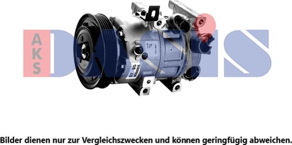 AKS Dasis 853088N - Компрессор кондиционера abcparts.ee