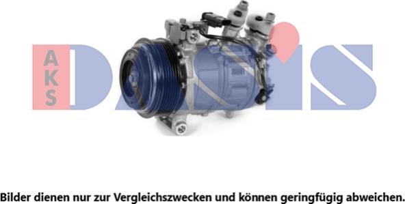 AKS Dasis 852945N - Компрессор кондиционера abcparts.ee