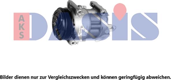 AKS Dasis 852684N - Компрессор кондиционера abcparts.ee
