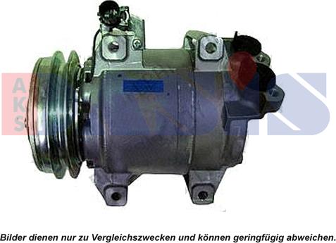 AKS Dasis 852791N - Компрессор кондиционера abcparts.ee
