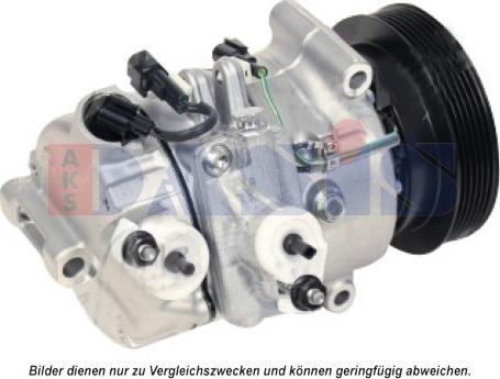 AKS Dasis 852728N - Компрессор кондиционера abcparts.ee