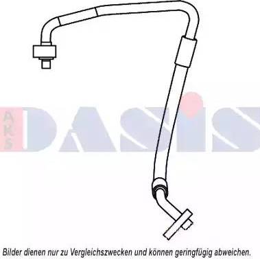 AKS Dasis 885859N - Трубопровод высокого / низкого давления, кондиционер abcparts.ee