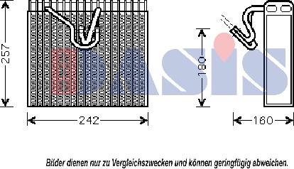 AKS Dasis 820225N - Испаритель, кондиционер abcparts.ee