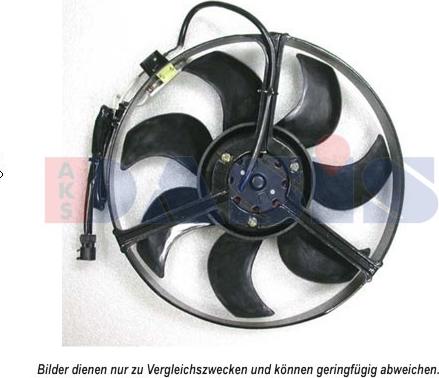 AKS Dasis 870560N - Вентилятор, конденсатор кондиционера abcparts.ee