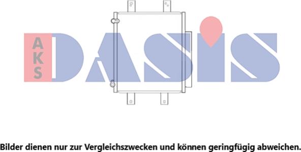 AKS Dasis 362009N - Конденсатор кондиционера abcparts.ee