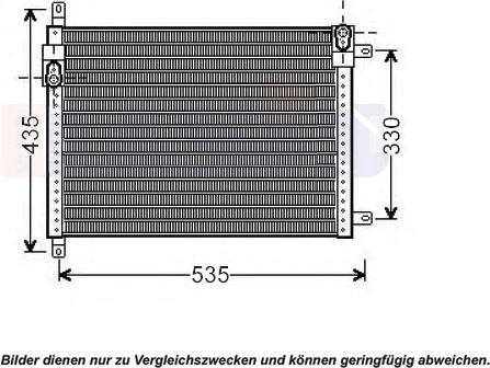 AKS Dasis 302002N - Конденсатор кондиционера abcparts.ee