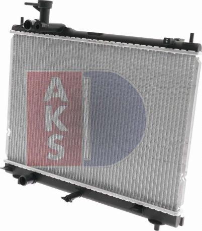AKS Dasis 320067N - Радиатор, охлаждение двигателя abcparts.ee