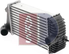 AKS Dasis 327002N - Интеркулер, теплообменник турбины abcparts.ee