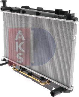 AKS Dasis 210104N - Радиатор, охлаждение двигателя abcparts.ee