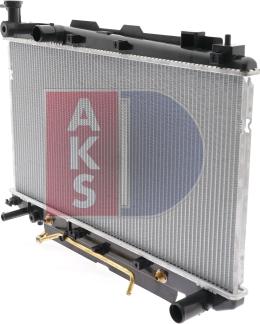 AKS Dasis 210103N - Радиатор, охлаждение двигателя abcparts.ee