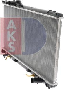 AKS Dasis 210115N - Радиатор, охлаждение двигателя abcparts.ee