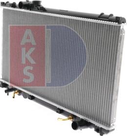 AKS Dasis 210116N - Радиатор, охлаждение двигателя abcparts.ee