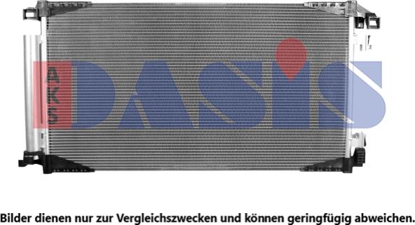 AKS Dasis 212133N - Конденсатор кондиционера abcparts.ee