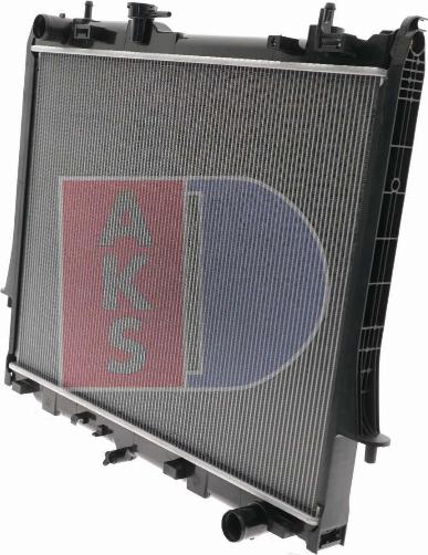 AKS Dasis 230007N - Радиатор, охлаждение двигателя abcparts.ee