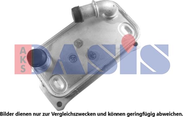 AKS Dasis 226018N - Масляный радиатор, двигательное масло abcparts.ee