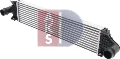 AKS Dasis 227003N - Интеркулер, теплообменник турбины abcparts.ee